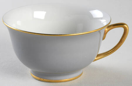 Countess Heirloom Gray (Gold Trim) Footed Cup