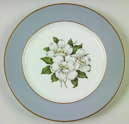 Countess Madison Gray (Gold Trim) Dinner Plate