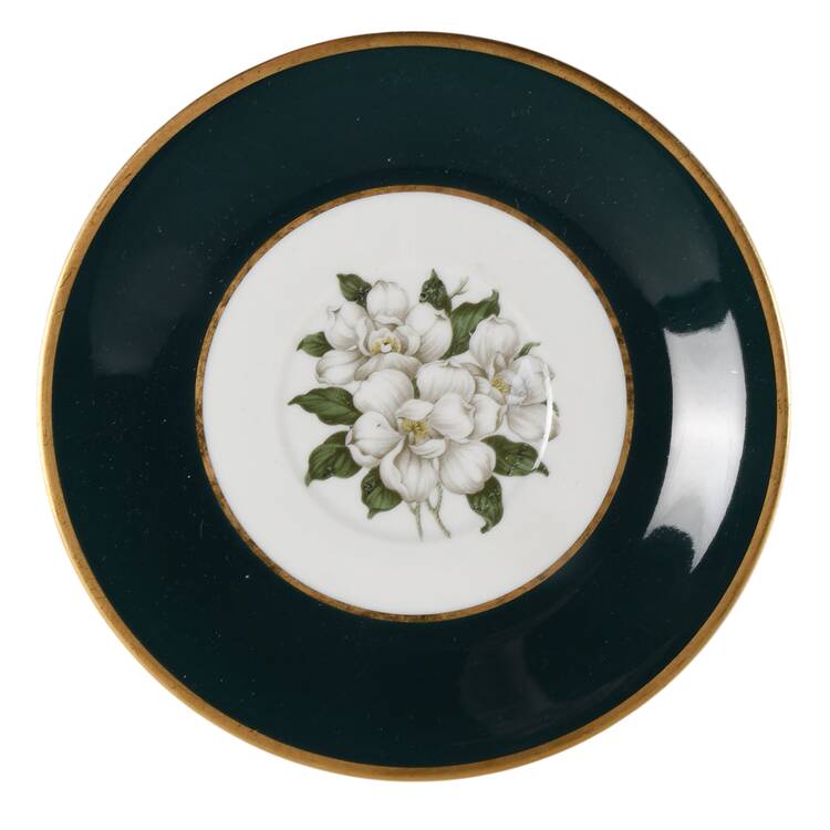Countess Madison Teal Green Saucer