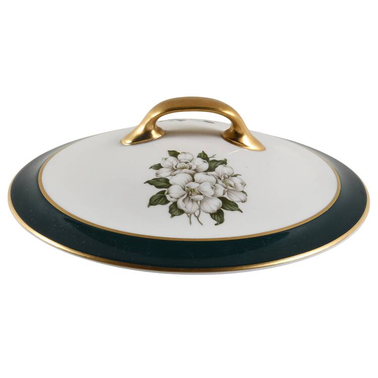 Countess Madison Teal Green Lid for Round Vegetable