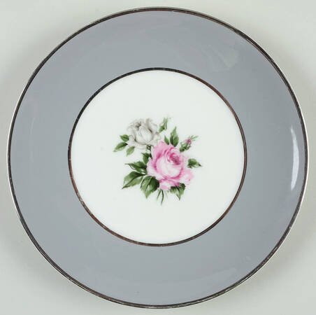 Countess Margaret Rose Gray (Platinum Trim) Dessert/Pie Plate