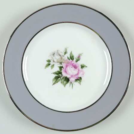 Countess Margaret Rose Gray (Platinum Trim) Bread & Butter Plate