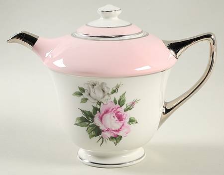 Countess Margaret Rose Pink Teapot & Lid