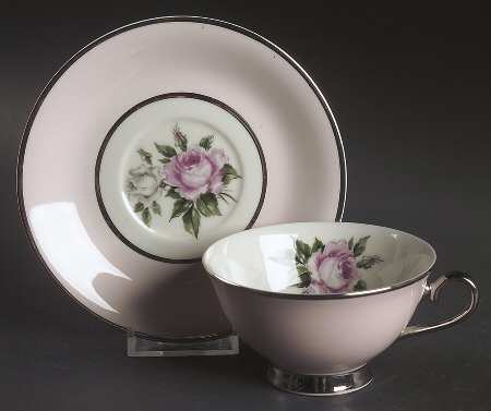 Countess Margaret Rose Pink Footed Cup & Saucer Set