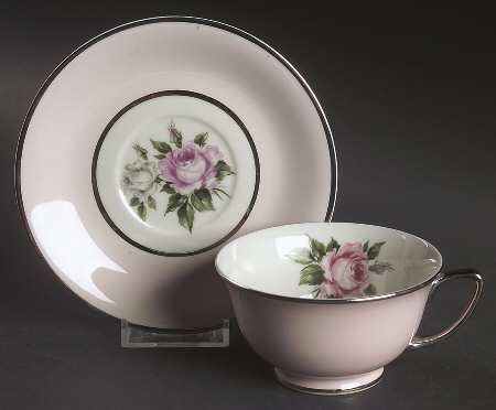 Countess Margaret Rose Pink Footed Cup & Saucer Set