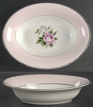 Countess Margaret Rose Pink 10" Oval Vegetable Bowl