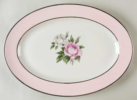 Countess Margaret Rose Pink 13" Oval Serving Platter