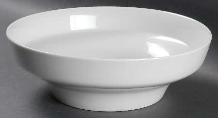Contempri White 8" Round Vegetable Bowl