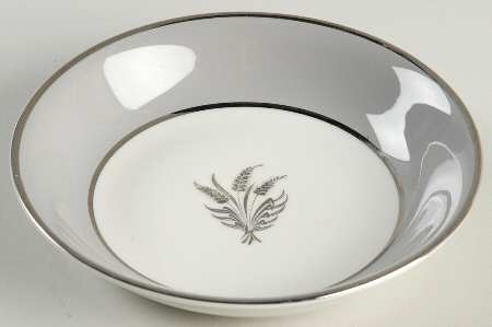 Countess Silver Wheat Gray Fruit/Dessert (Sauce) Bowl