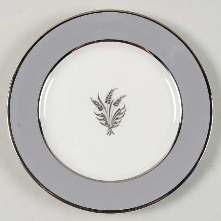 Countess Silver Wheat Gray Bread & Butter Plate
