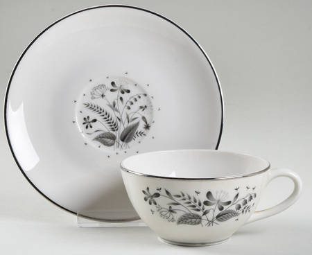 Deauville Flat Cup & Saucer Set