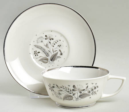 Deauville Footed Cup & Saucer Set