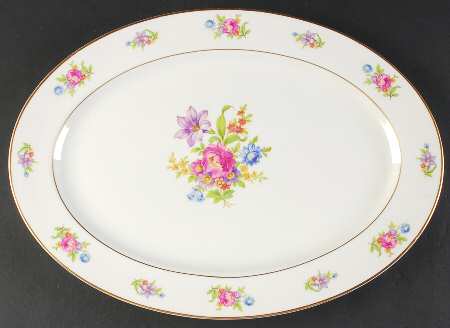 Deanna 15" Oval Serving Platter
