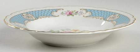 Duchess of Kent (Pearl Edge) Rim Soup Bowl