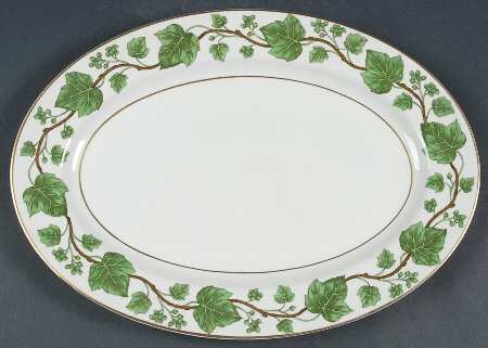 Emerald Ivy 13" Oval Serving Platter