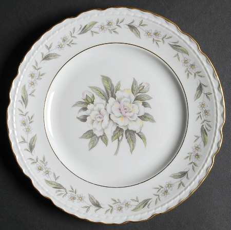 Fleur De Blanc Salad Plate