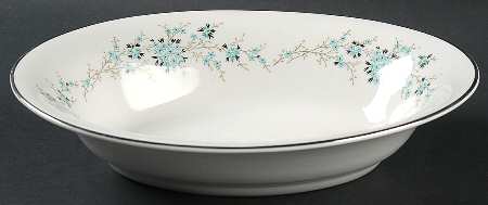 Flori 10" Oval Vegetable Bowl
