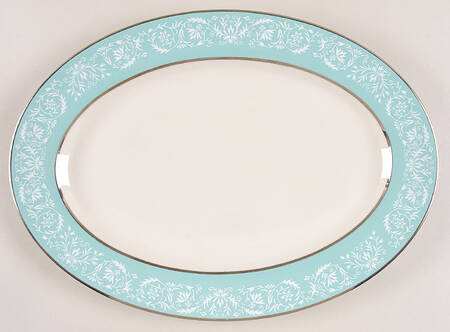 Florentine Turquoise 13" Oval Serving Platter