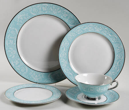 Florentine Turquoise 5 Piece Place Setting