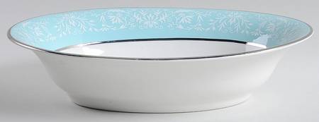 Florentine Turquoise 10" Oval Vegetable Bowl