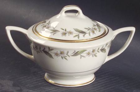 Gardenia Sugar Bowl & Lid
