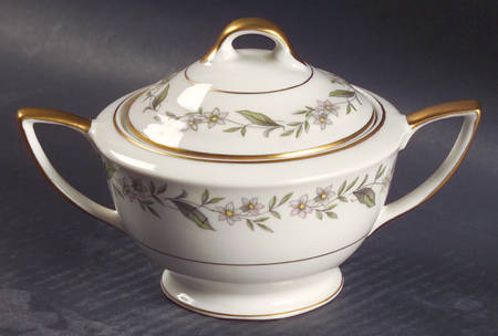 Gardenia Sugar Bowl & Lid