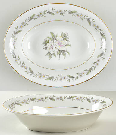 Gardenia 10" Oval Vegetable Bowl