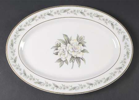 Gardenia 13" Oval Serving Platter