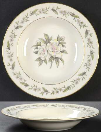 Gardenia Rim Soup Bowl