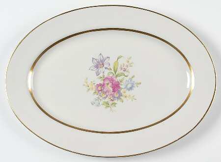 Gloria 13" Oval Serving Platter