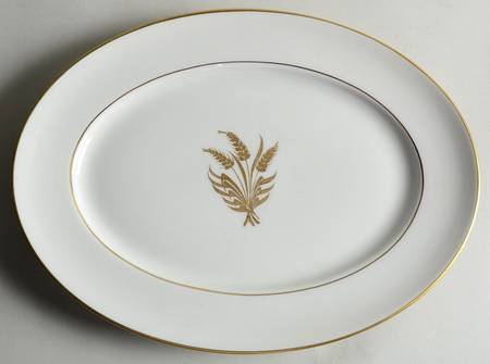 Golden Wheat 11" Oval Serving Platter