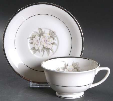 Heirloom Footed Cup & Saucer Set