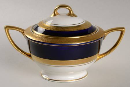 Imperial Cobalt Sugar Bowl & Lid