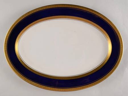 Imperial Cobalt 15" Oval Serving Platter