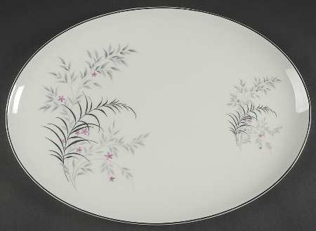 Jeannine 15" Oval Serving Platter