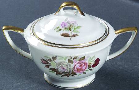 Lady Lee (Gold Trim) Sugar Bowl & Lid