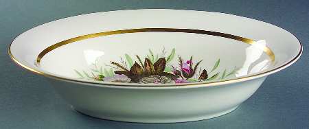 Lady Lee (Gold Trim) 10" Oval Vegetable Bowl