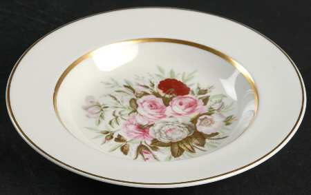 Lady Lee (Gold Trim) Rim Soup Bowl