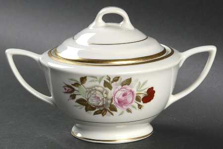 Lady Lee (Gold Trim) Sugar Bowl & Lid