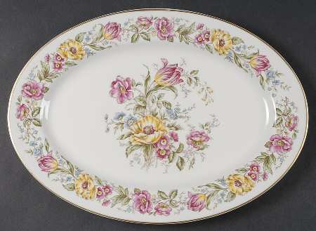 Lady Mayfair 13" Oval Serving Platter