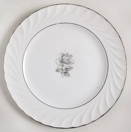 Lavender Rose Salad Plate by Royal Jackson
