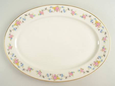 Linda 15" Oval Serving Platter