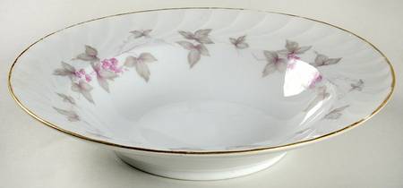 Lilac Time Rim Soup Bowl