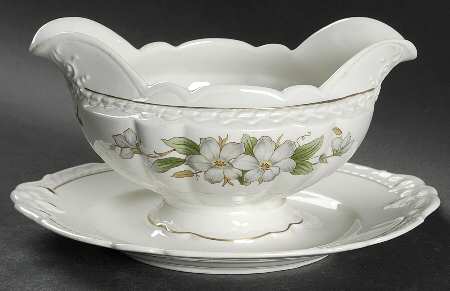 Lord Arlington Gravy Boat with Attached Underplate
