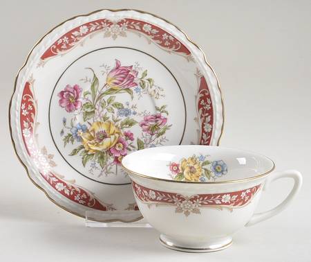 Lord Carleton Footed Cup & Saucer Set