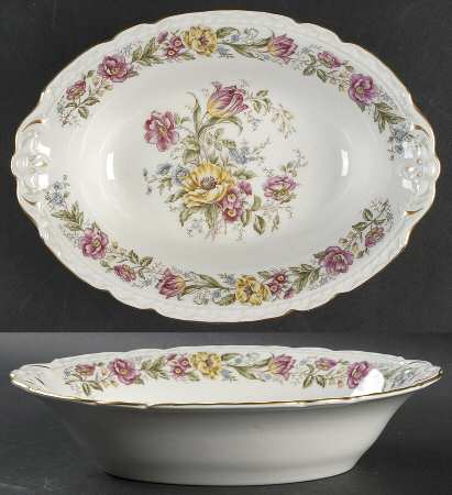 Lord Mayfair 10" Oval Vegetable Bowl