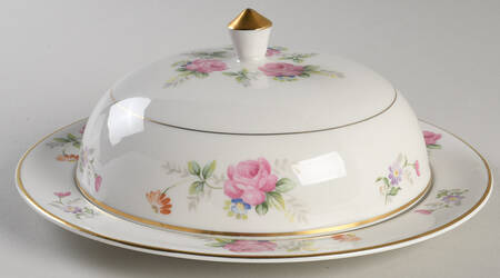 Lord Patterson (Smooth Edge) Muffin Dish & Lid