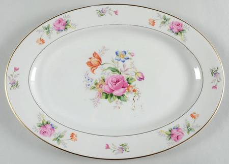 Lord Patterson (Smooth Edge) 13" Oval Serving Platter