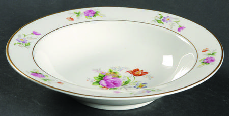 Lord Patterson (Smooth Edge) Rim Cereal Bowl