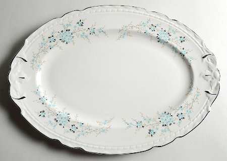 Lorelei 15" Oval Serving Platter
